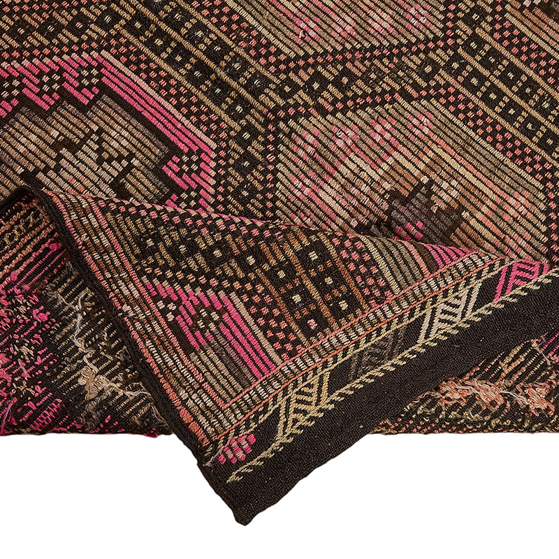 Vintage Anatolian Jijim Rug - K0093954
