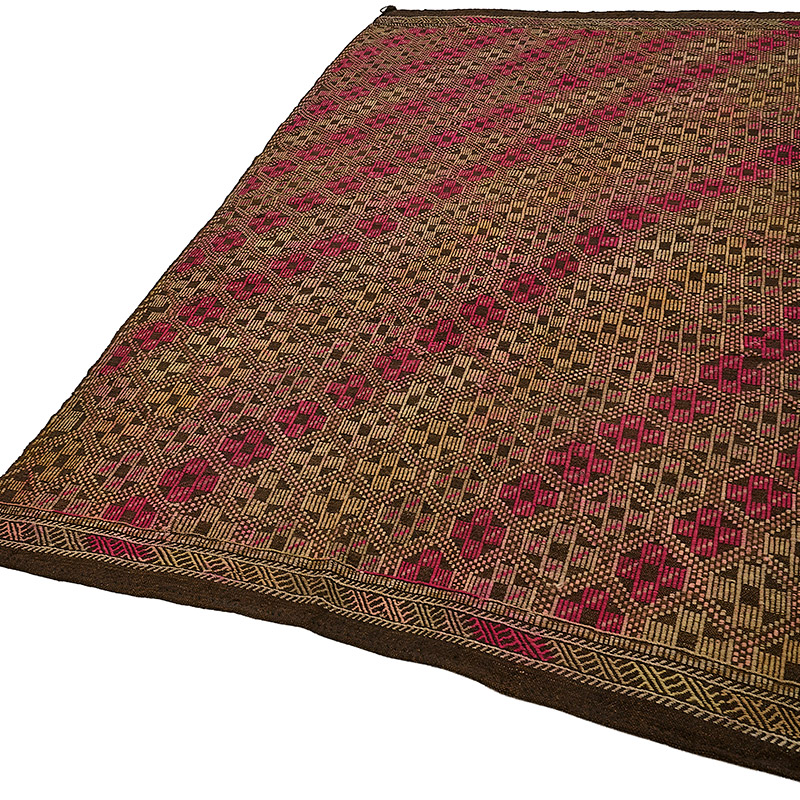 Vintage Anatolian Jijim Rug - K0093955