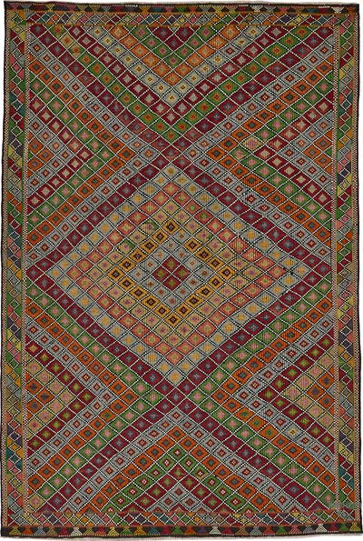 Vintage Anatolian Jijim Rug