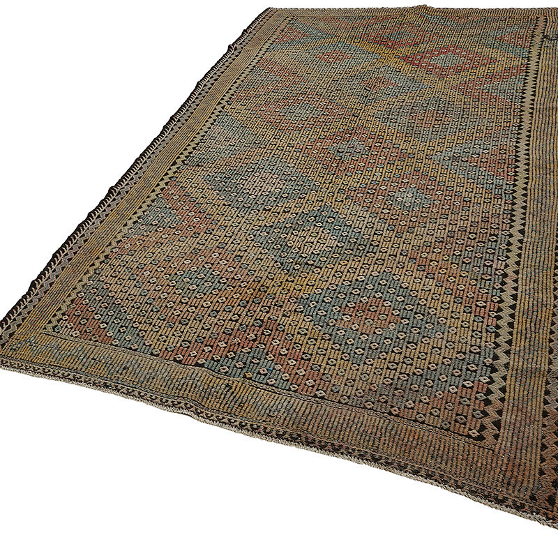 Vintage Anatolian Jijim Rug - K0093961