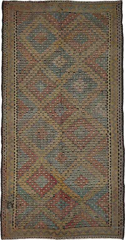 Vintage Anatolian Jijim Rug
