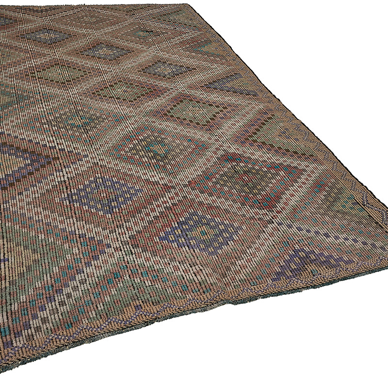 Vintage Anatolian Jijim Rug - K0093962