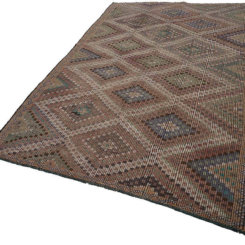 Vintage Anatolian Jijim Rug - K0093962