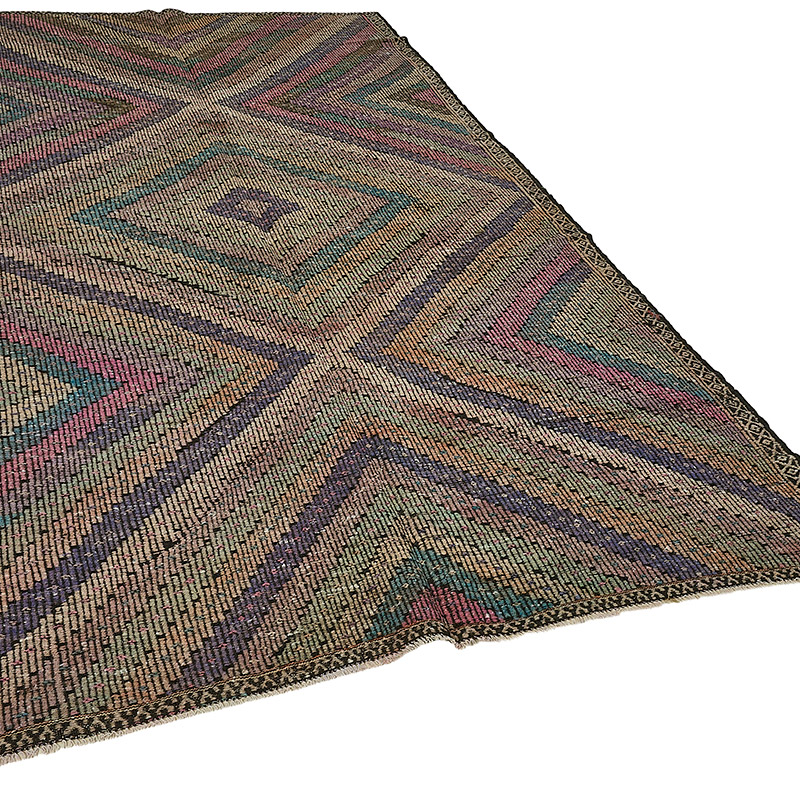 Vintage Anatolian Jijim Rug - K0093963