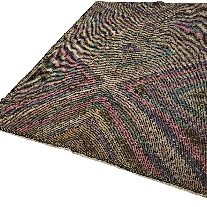 Vintage Anatolian Jijim Rug - K0093963