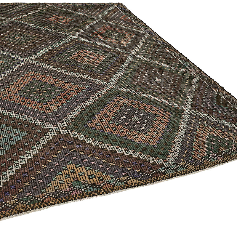 Vintage Anatolian Jijim Rug - K0093964