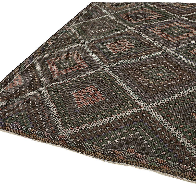 Vintage Anatolian Jijim Rug - K0093964