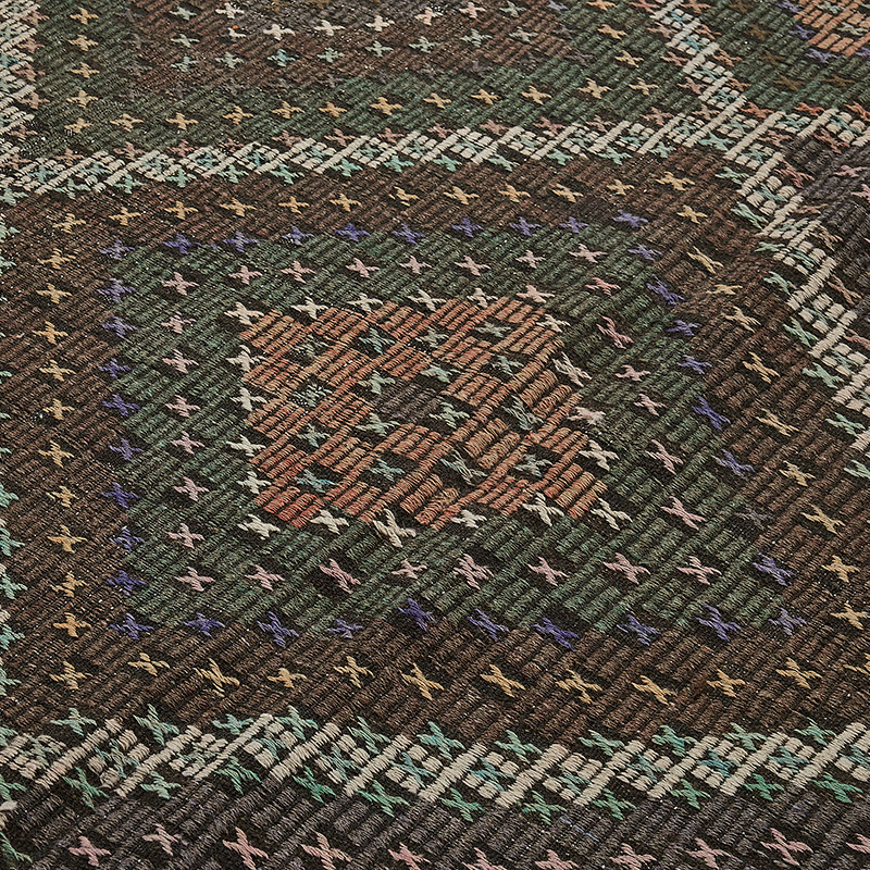 Vintage Anatolian Jijim Rug - K0093964