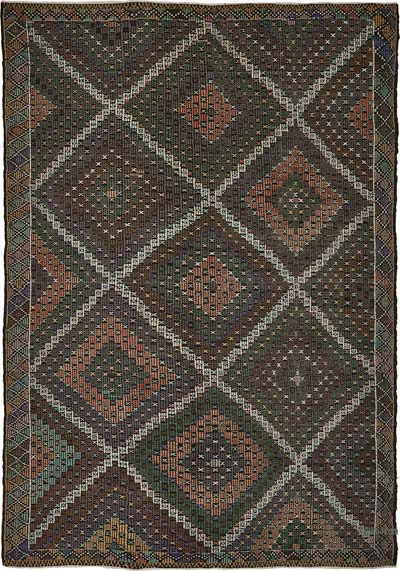 Vintage Anatolian Jijim Rug