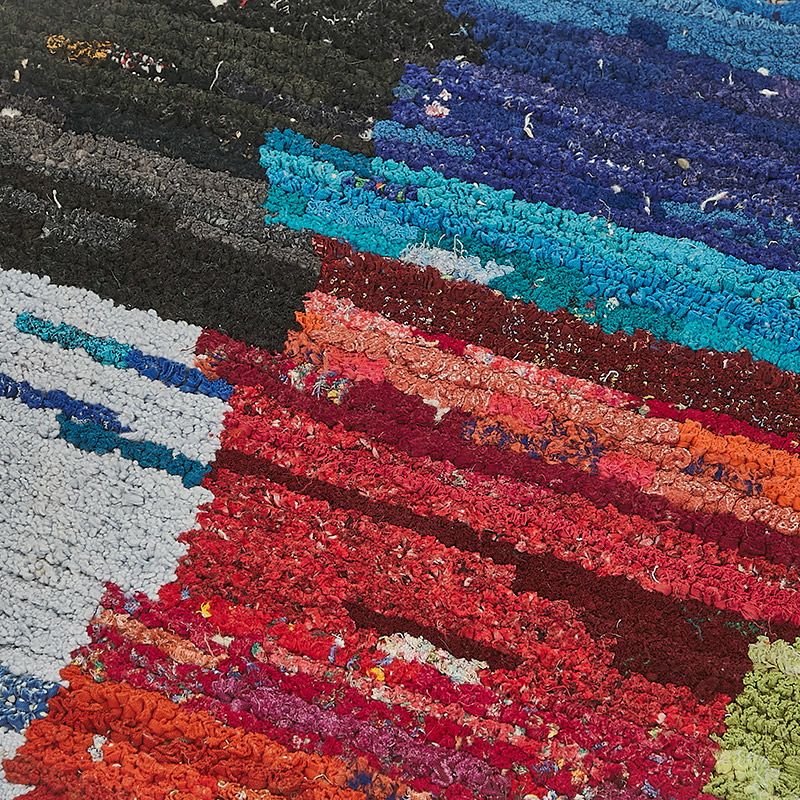 New Contemporary Hand-Knotted Runner - 2' 11" x 10' 5" (35" x 125") - K0093969
