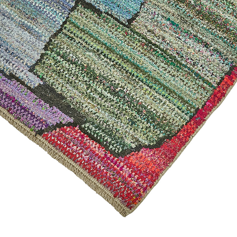 New Contemporary Hand-Knotted Rug - 6' 6" x 10' 3" (78" x 123") - K0093971