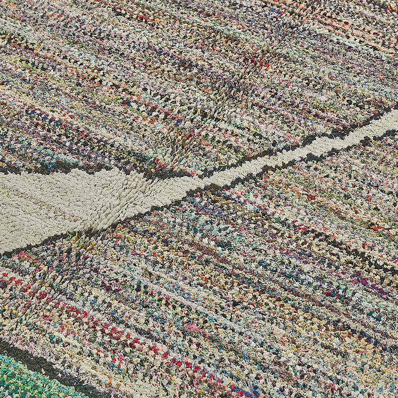 New Contemporary Hand-Knotted Rug - 6' 6" x 10' 3" (78" x 123") - K0093971
