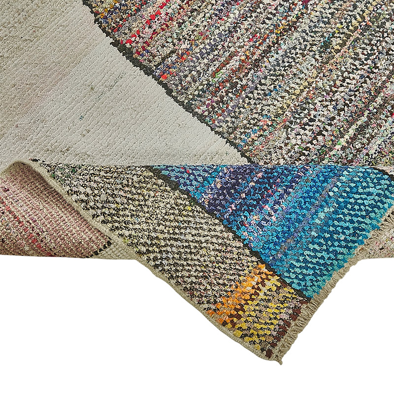 New Contemporary Hand-Knotted Rug - 6' 6" x 10' 3" (78" x 123") - K0093971