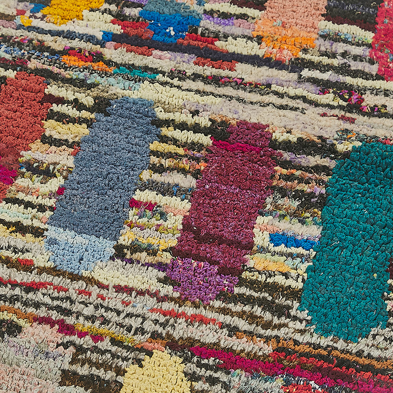 New Contemporary Hand-Knotted Runner - 3' 1" x 9'  (37" x 108") - K0093973