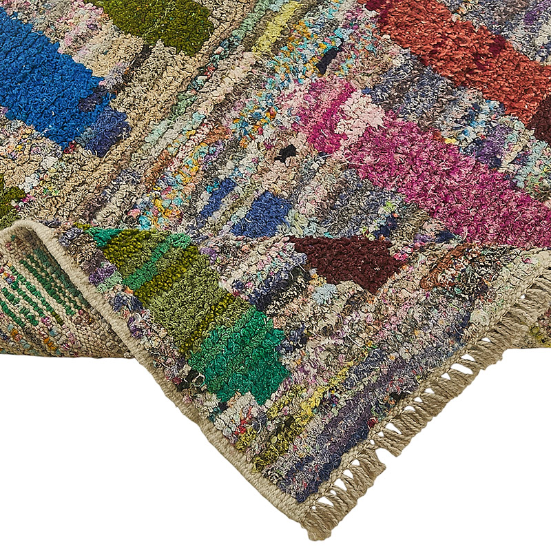 New Contemporary Hand-Knotted Runner - 3' 1" x 9'  (37" x 108") - K0093973