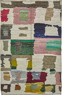 New Contemporary Hand-Knotted Rug - 6' 8" x 10' 4" (80" x 124")