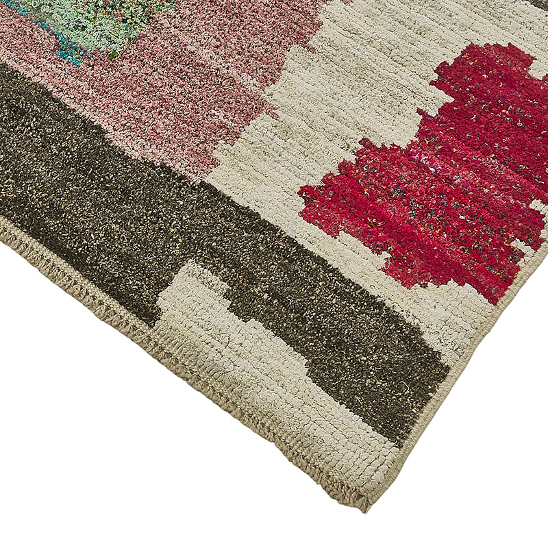 New Contemporary Hand-Knotted Rug - 6' 8" x 10' 4" (80" x 124") - K0093974