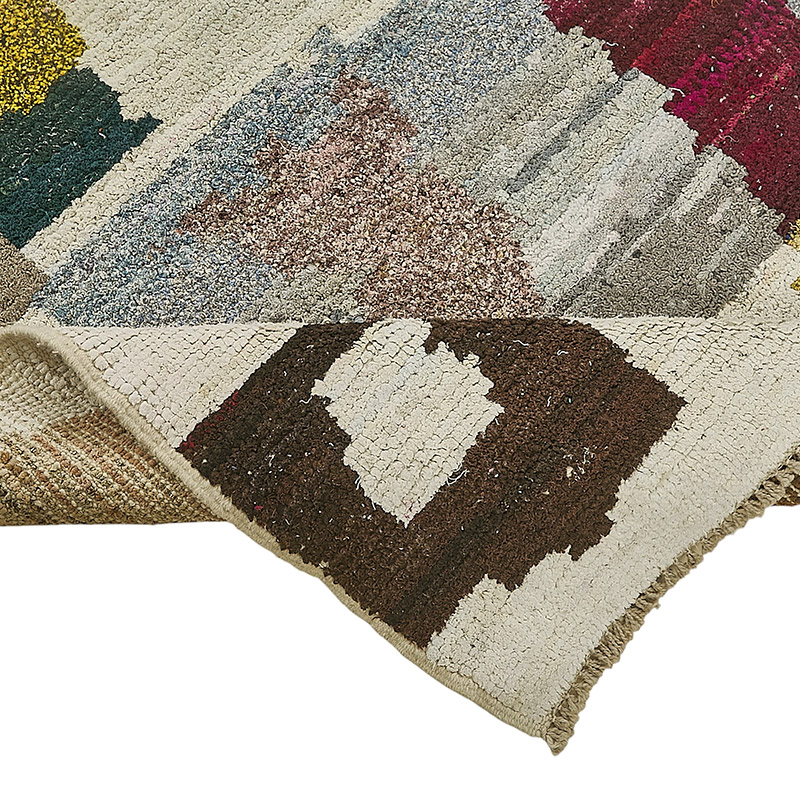 New Contemporary Hand-Knotted Rug - 6' 8" x 10' 4" (80" x 124") - K0093974