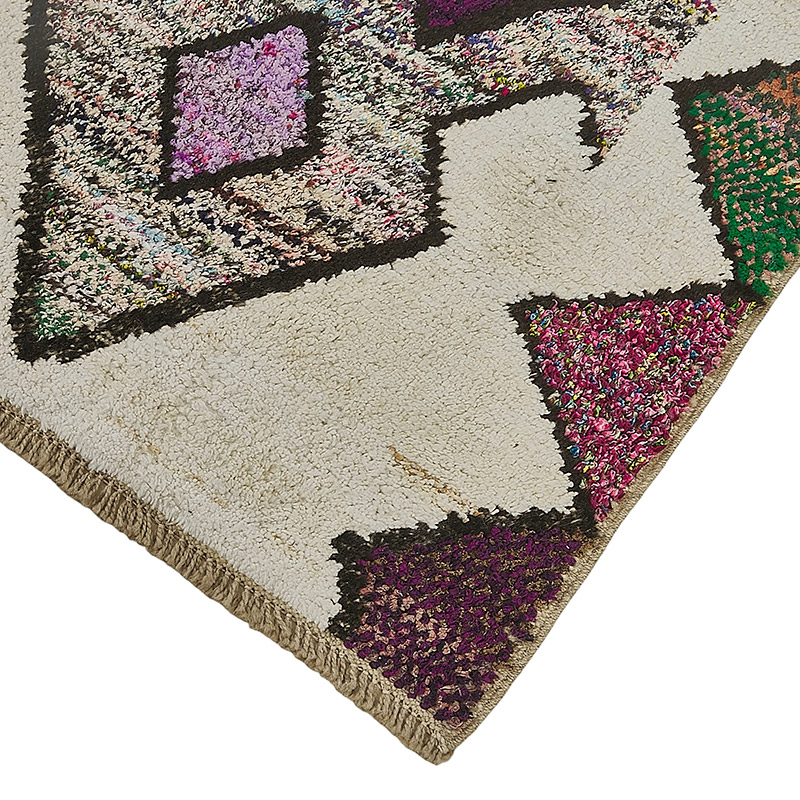 New Contemporary Hand-Knotted Runner - 3'  x 9' 7" (36" x 115") - K0093977