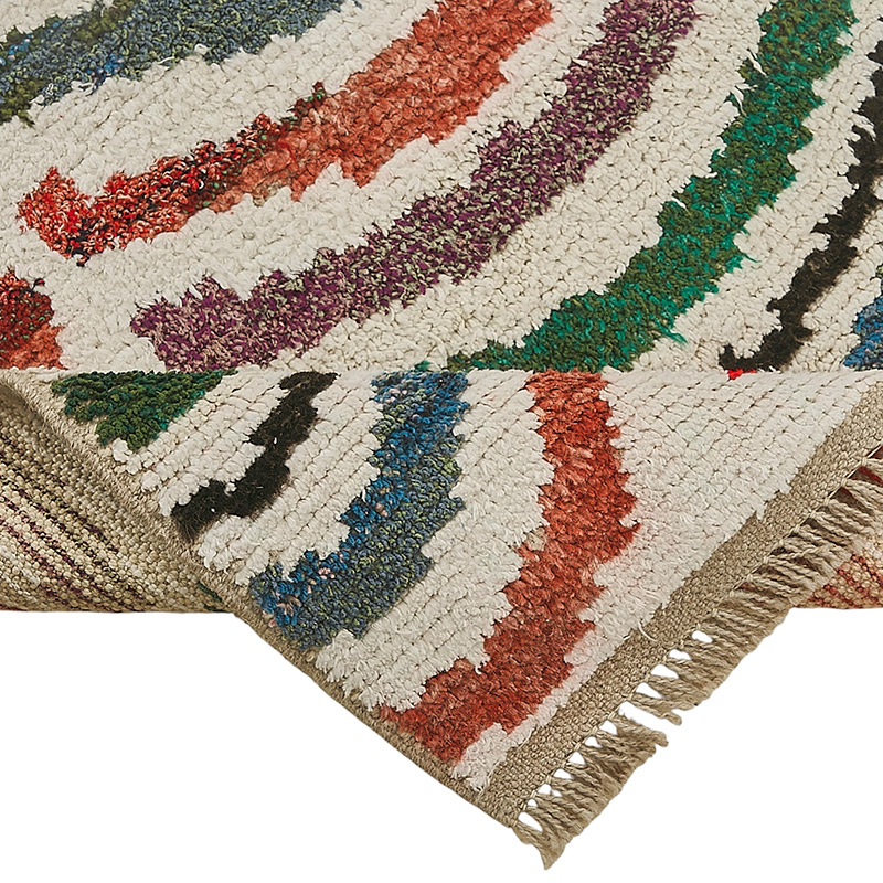 New Contemporary Hand-Knotted Runner - 2' 10" x 9' 7" (34" x 115") - K0093982