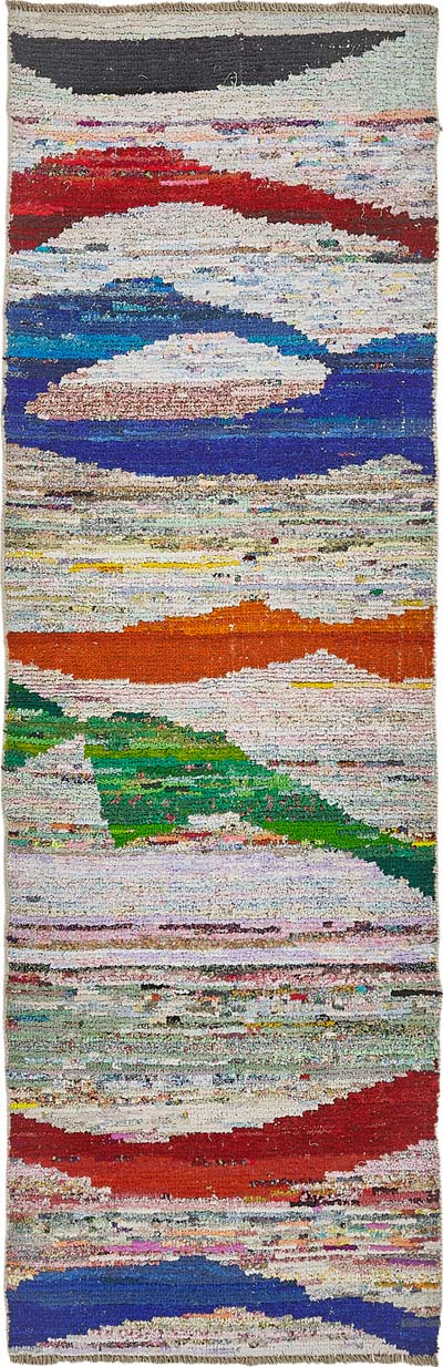 Yeni Çağdaş El Dokuma Yolluk - 87 cm x 281 cm