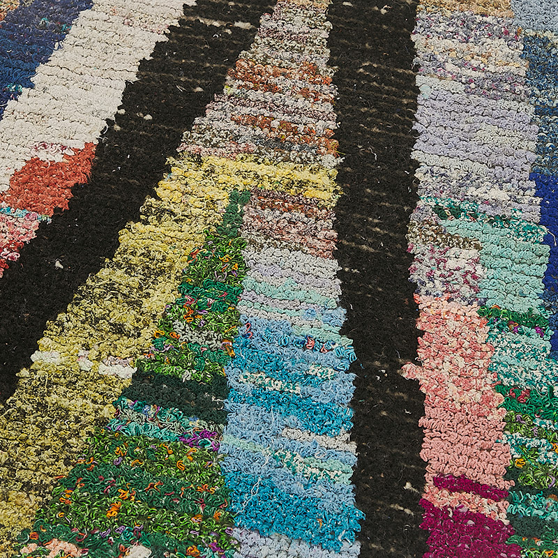 New Contemporary Hand-Knotted Runner - 3' 3" x 9' 6" (39" x 114") - K0093989