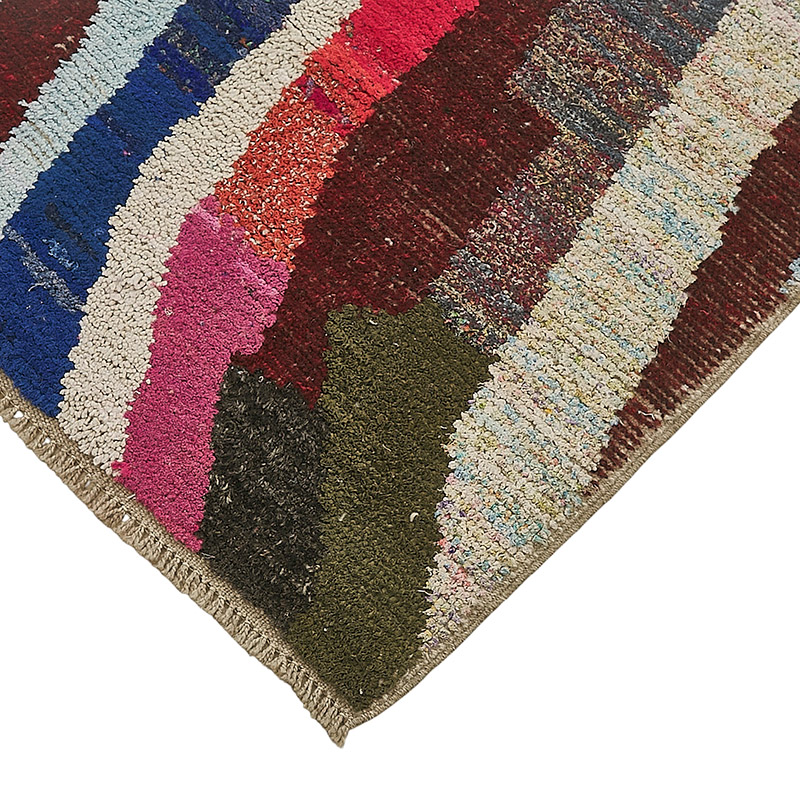 New Contemporary Hand-Knotted Rug - 6' 7" x 9' 9" (79" x 117") - K0094001