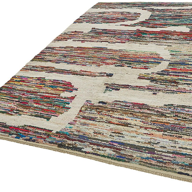 New Contemporary Hand-Knotted Rug - 6' 11" x 10' 7" (83" x 127") - K0094010