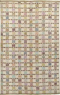 New Contemporary Hand-Knotted Rug - 6' 3" x 10'  (75" x 120")