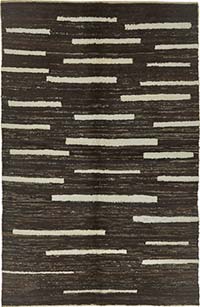 New Contemporary Hand-Knotted Rug - 5' 9" x 12' 4" (69" x 148")