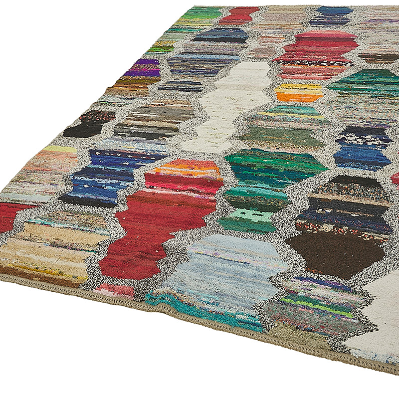 New Contemporary Hand-Knotted Rug - 198 cm x 318 cm - K0094028