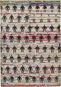 New Contemporary Hand-Knotted Rug - 210 cm x 307 cm
