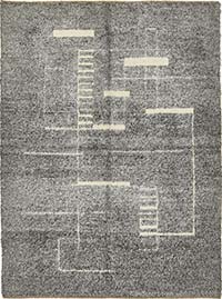 New Contemporary Hand-Knotted Rug - 7' 9" x 10' 3" (93" x 123")