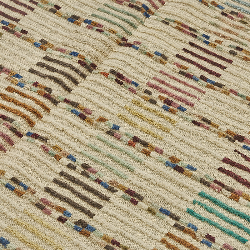 New Contemporary Hand-Knotted Rug - 6' 8" x 10' 5" (80" x 125") - K0094040