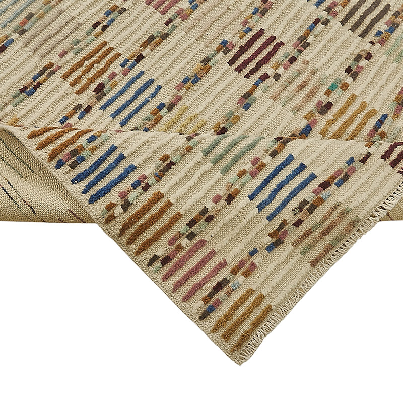 New Contemporary Hand-Knotted Rug - 6' 8" x 10' 5" (80" x 125") - K0094040
