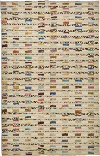 New Contemporary Hand-Knotted Rug - 6' 8" x 10' 5" (80" x 125")