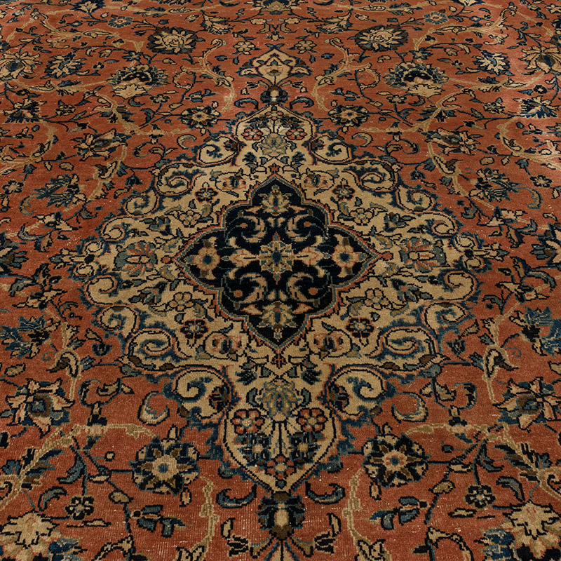 El Dokuma Vintage Halı - 281 cm x 376 cm - K0094050
