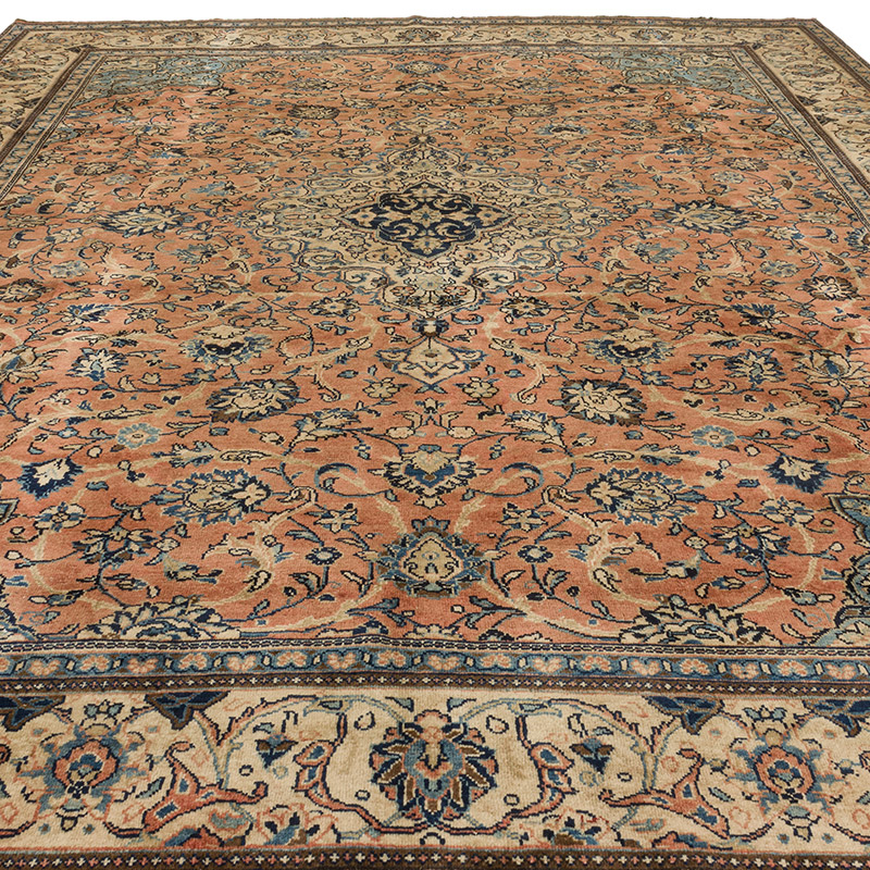 El Dokuma Vintage Halı - 281 cm x 376 cm - K0094050