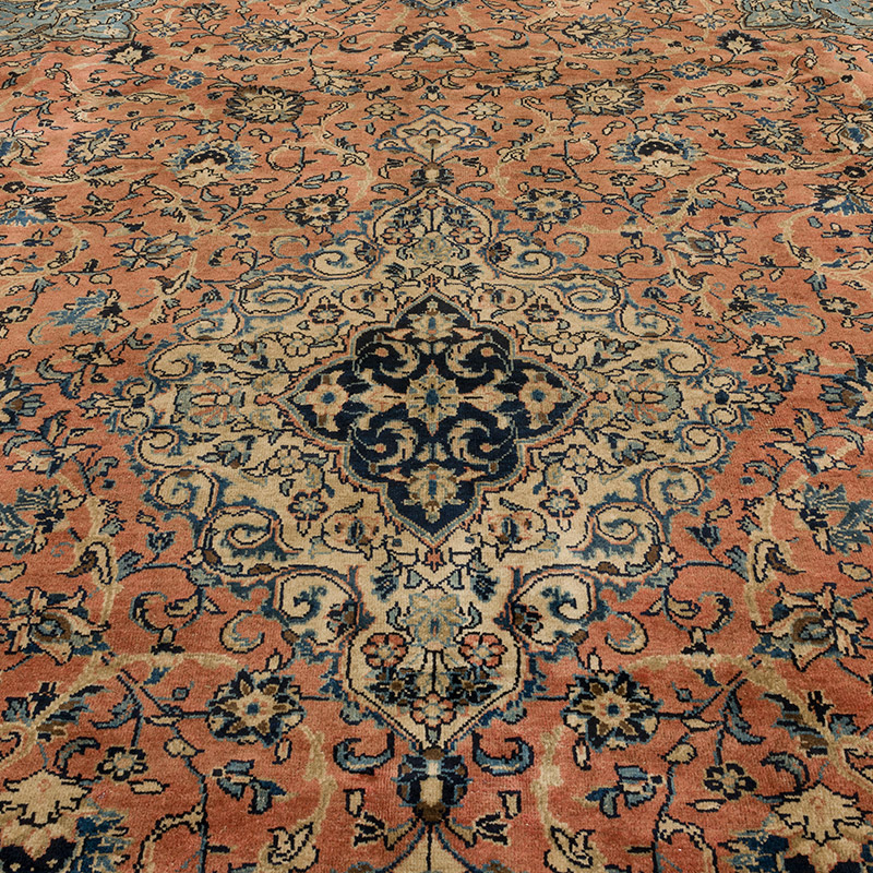 El Dokuma Vintage Halı - 281 cm x 376 cm - K0094050
