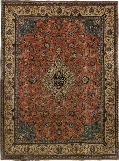 El Dokuma Vintage Halı - 281 cm x 376 cm