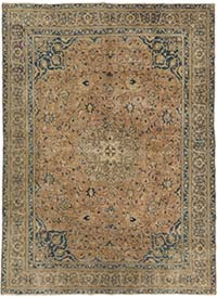 Alfombra Oriental Vintage Anudada a Mano - 260 cm x 351 cm