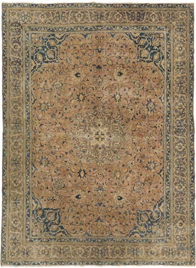 Alfombra Oriental Vintage Anudada a Mano - 260 cm x 351 cm