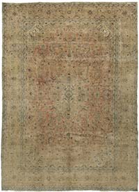 Alfombra Oriental Vintage Anudada a Mano - 281 cm x 391 cm