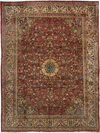 El Dokuma Vintage Halı - 292 cm x 387 cm