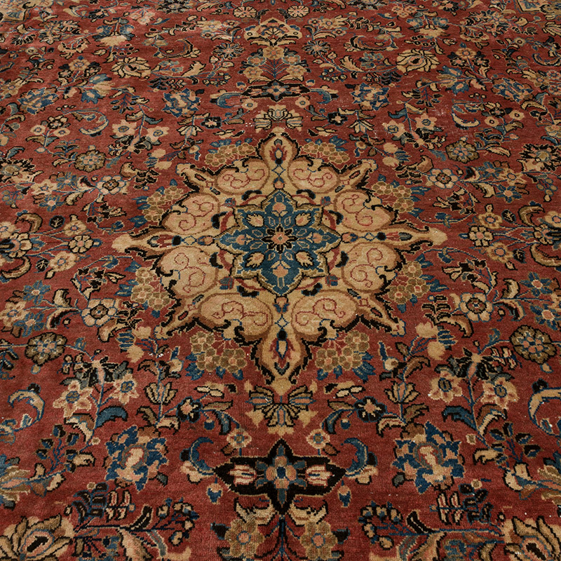 El Dokuma Vintage Halı - 292 cm x 387 cm - K0094053