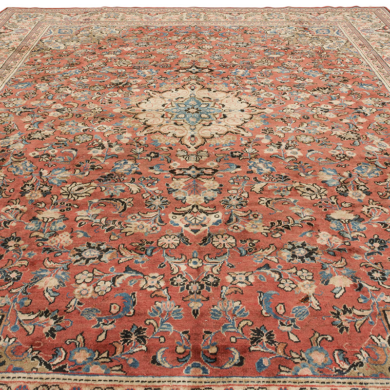 El Dokuma Vintage Halı - 292 cm x 387 cm - K0094053