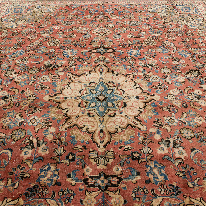 El Dokuma Vintage Halı - 292 cm x 387 cm - K0094053