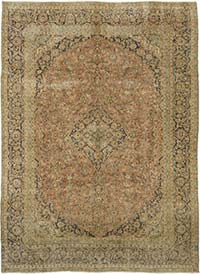 Alfombra Oriental Vintage Anudada a Mano - 273 cm x 379 cm