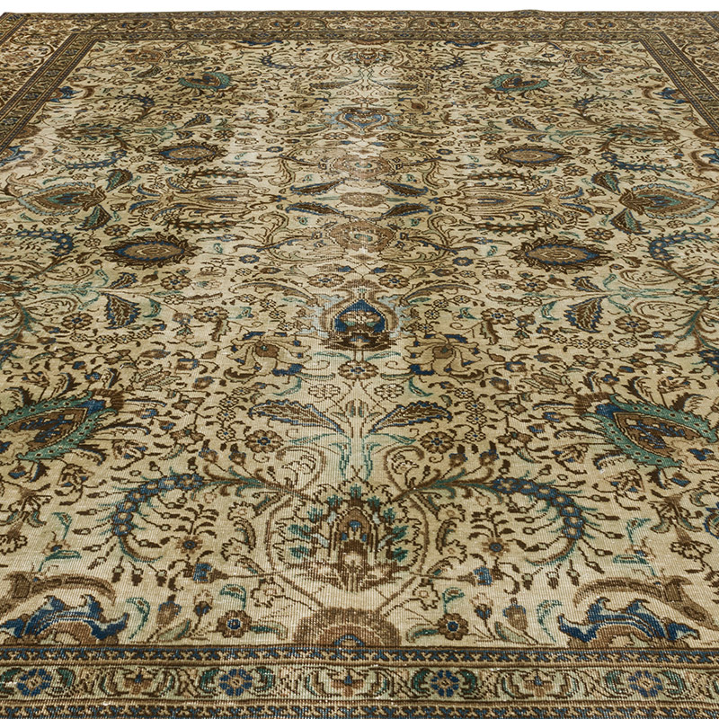 Alfombra Oriental Vintage Anudada a Mano - 296 cm x 392 cm - K0094055