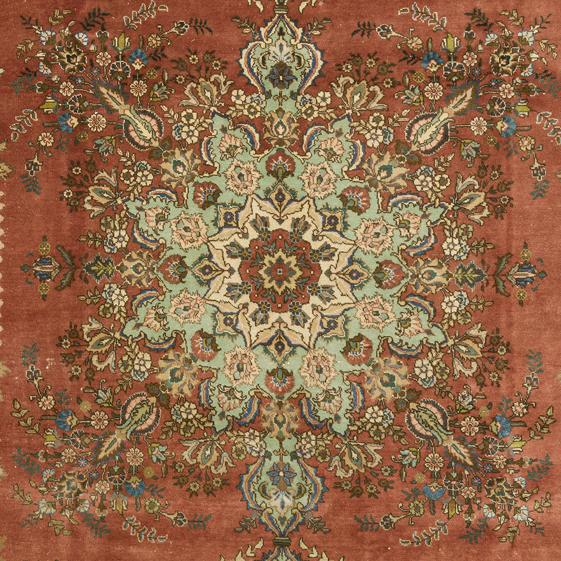 Alfombra Oriental Vintage Anudada a Mano - 245 cm x 341 cm - K0094058